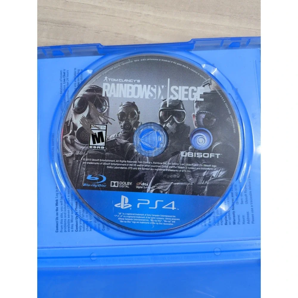 Tom Clancy's Rainbow Six Siege Gold Edition (PS4 Playstation) + 3 Games